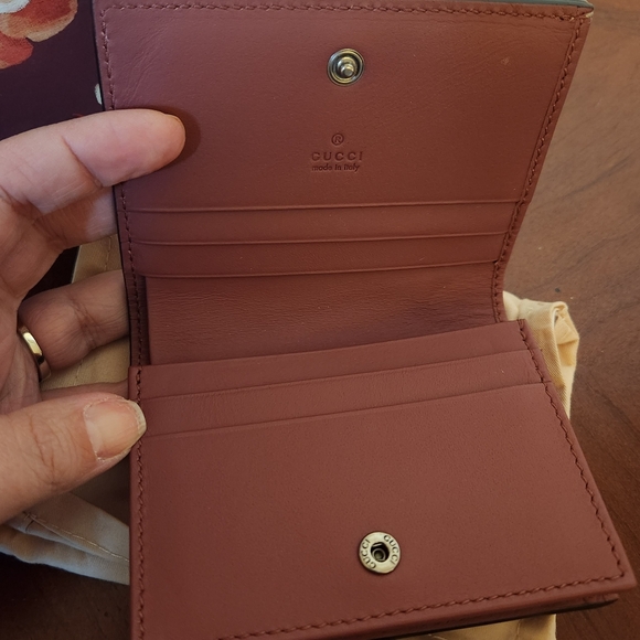 Gucci Blooms Bifold Card Case Wallet - Picture 5 of 8
